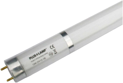 PlusLamp 15 Watt gerade, 18" - 450mm T8, bruchgeschützt